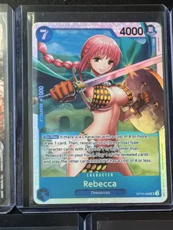 One Piece English Blue x7 Mixed Rarity Card Lot Crocodile Perona Tashigi + More - Image 4
