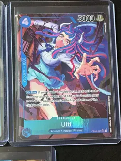 One Piece English Blue x7 Mixed Rarity Card Lot Crocodile Perona Tashigi + More - Image 5