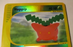 Pokemon TCG Aquapolis Hoppip 83/147 Reverse Holo Card 2002 Played Vintage - Image 4