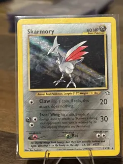 Skarmory Holo Rare 13/111 Neo Genesis WOTC Pokemon Card LP+ Vintage - Image 2