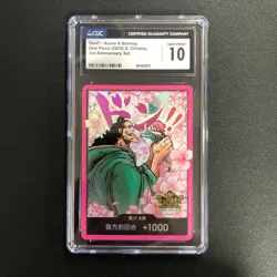 One Piece S-Chinese 3rd Anniversary Set Don!! Card Kuma & Bonney CGC 10 - Image 1