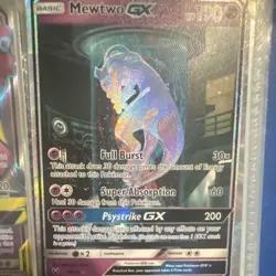 Pokemon TCG Mewtwo GX Secret Rare Holo Shining Legends Card #78/73 Psychic - Image 3