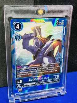 Digimon Card Game - Zudomon Ace BT14-026 Blast Ace Super Rare Holo - PACK FRESH - Image 2
