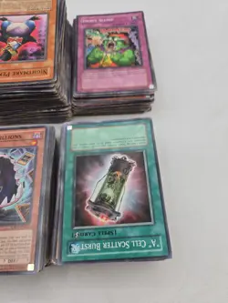 Old Yugioh Cards Lot vintage unsearched yu gi oh cards lot junk drawer lot - Image 3