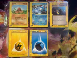 Pokemon Expedition (e-reader series) 5 Card Lot WOTC Pictured NM/LP - Image 1