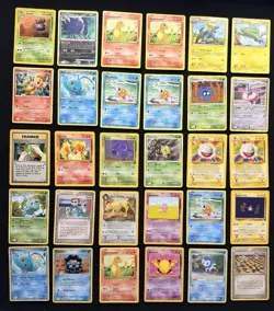 Vintage Pokemon 60 Card Lot 1998, 2003 Bidoof, Moltres, 1st Ed Seadra, RH + More - Image 2