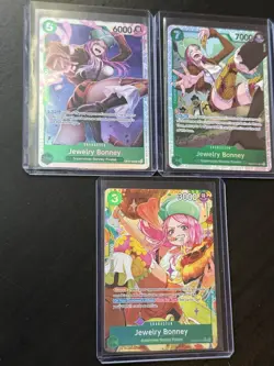 Jewelry Bonney One Piece x3 Card Lot English - Image 1