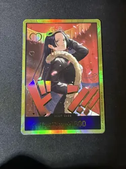 Bandai One Piece Card Game EB-03 Pre-Release Foil Boa Hancock Gold Don - Image 1