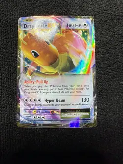 Dragonite EX 72/108 Evolutions Holo Pokemon Card Near Mint NM - Image 1