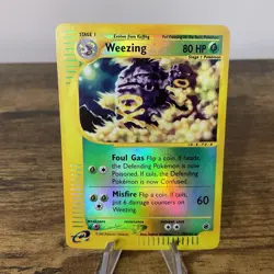 Pokemon TCG - Weezing 70/165 Expedition Reverse Holo Rare Card - Image 1