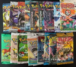 Pokemon 17 Pack Art Lot - (Vintage - Mid era) - Opened NO CARDS - Image 1