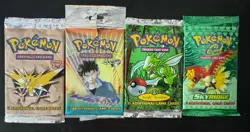 Pokemon 17 Pack Art Lot - (Vintage - Mid era) - Opened NO CARDS - Image 2