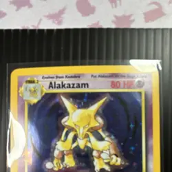 Pokemon Alakazam Base Set 1/102 Holo Rare 80 HP Stage 2 Card - Image 5