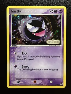 Gastly 52/92 EX Legend Maker Stamped Reverse Holo Pokemon TCG Card NM - Image 1