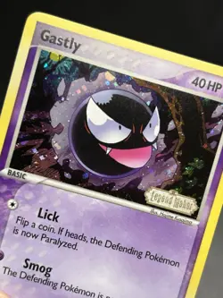 Gastly 52/92 EX Legend Maker Stamped Reverse Holo Pokemon TCG Card NM - Image 3
