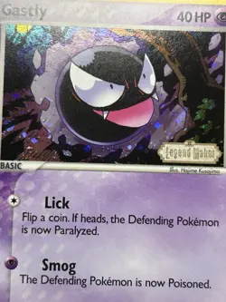 Gastly 52/92 EX Legend Maker Stamped Reverse Holo Pokemon TCG Card NM - Image 5