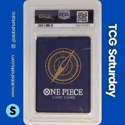 2025 ONE PIECE PROMO CARD #OP08-074 BLACK MARIA ILLUSTRATION BOX VOL. 2 PSA 10 - Image 2