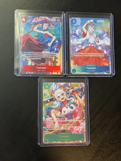 Yamato One Piece x3 Alternate Alt Art Card Lot EB02 OP13 PRB01 English - Image 1