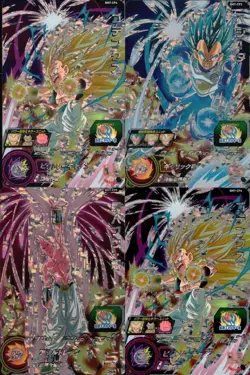 Dragon Ball Heroes Gotenks Vegeta Majin Buu Evil BM7-CP4 CP3 CP5 Card Lot 4 - Image 1