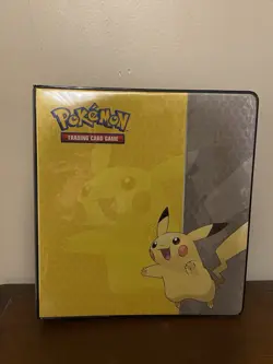 Pokemon Trading Card Game 3 Ring Yellow Pikachu Binder 2015 Ultra Pro Game Freak - Image 1