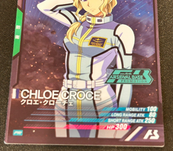 Gundam ARSENAL BASE Card CHLOE CROCE BANDAI JAPAN PR-024 PR - Image 4