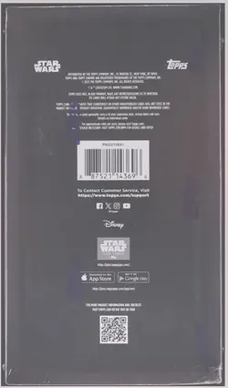 2025 Topps Star Wars Galaxy Factory Sealed Hobby Box Four Numbered Cards Per Box - Image 2