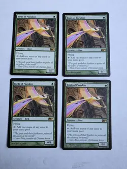 Magic the Gathering MTG Birds of Paradise Card Magic 2012 (M12) - Image 1