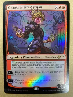 MTG 1x FOIL Chandra, Fire Artisan # 512 Secret Lair Drop Magic Gathering x1 NM - Image 1