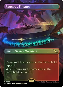 Raucous Theater Foil Borderless Murders at Karlov Manor NM MTG - Image 1