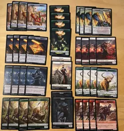 Lot Of 40 Tokens MTG Commander Legends: Battle For Baldur’s Gate NM English - Image 1