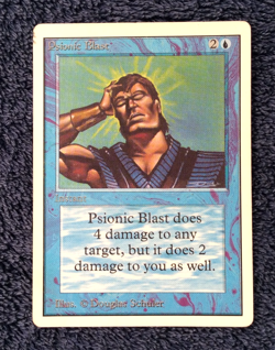 PSIONIC BLAST UNLIMITED uncommon Magic the Gathering - Image 4