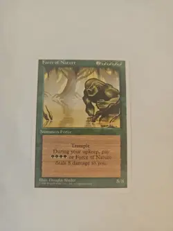 Mtg 4th Edition Force Of Nature (Never Played) - Image 1