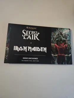 Rainbow FOIL Iron Maiden Secret Lair Promo Pack Opened Complete - Image 1
