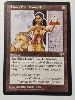 MTG Lion's Eye Diamond -MIRAGE [MIR] Set RESERVED LIST NM Out of Print - Image 1