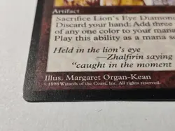 MTG Lion's Eye Diamond -MIRAGE [MIR] Set RESERVED LIST NM Out of Print - Image 2