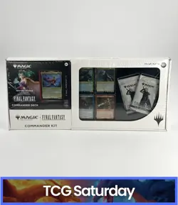 MAGIC THE GATHERING MTG TCG FINAL FANTASY COMMANDER KIT FACTORY SEALED - Image 1