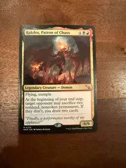 MTG Rakdos, Patron of Chaos (224/499) Murders at Karlov Manor LP - Image 1