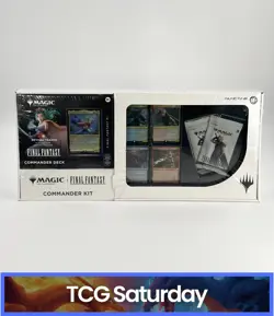 MAGIC THE GATHERING MTG TCG FINAL FANTASY COMMANDER KIT FACTORY SEALED - Image 1
