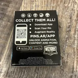 Magic The Gathering MTG Cardback AR-Enhanced Collectible Pin NIB Pinfinity - Image 2