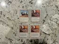 Mtg Spirit Link x4 - Magic the Gathering Spirit Link Played - Image 1