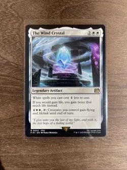 Magic: The Gathering MTG FINAL FANTASY FIN #43 The Wind Crystal Rare - Image 1