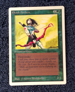 ELVISH ARCHERS UNLIMITED rare Magic the Gathering - Image 4