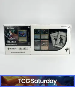 MAGIC THE GATHERING MTG TCG FINAL FANTASY COMMANDER KIT FACTORY SEALED - Image 1