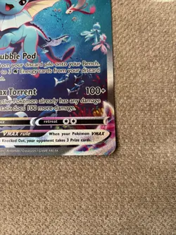 Jumbo Vaporeon VMAX SWSH182 NM 2021 Oversized Pokemon Card Premium Collection - Image 4