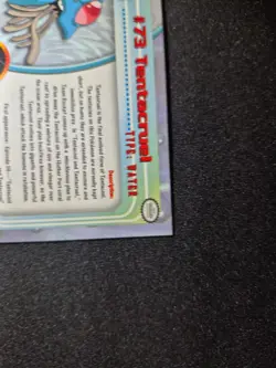 TENTACRUEL #73 - Green Logo - NON-HOLO - SERIES 1 - TOPPS Pokemon Card Vintage - Image 4