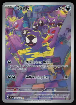 Gastly 177/162 Illustration Rare Temporal Forces Pokemon - Image 1