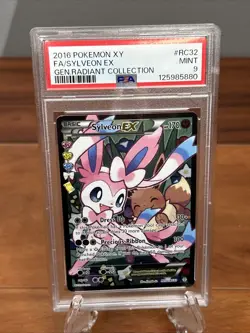 2016 POKEMON XY GENERATIONS #RC32/RC32 SYLVEON EX FULL ART PSA 9 - Image 1