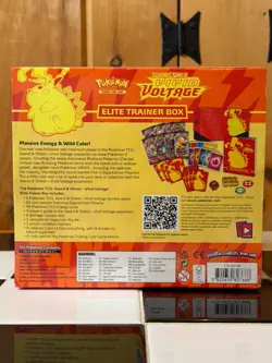 Pokemon TCG Sword and Shield Vivid Voltage ETB Elite Trainer Box New Sealed - Image 3
