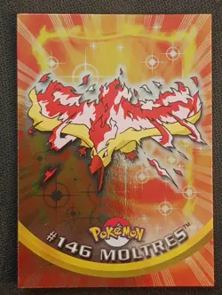 Pokemon Topps Series 3 Moltres #146 Silver Foil NM - Image 1