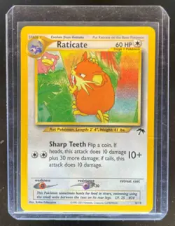 2001 Pokemon Southern Islands Raticate #6/18 - Image 1